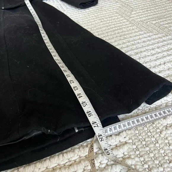 Calvin Klein Black Wool Winter Coat - Picture 15 of 15